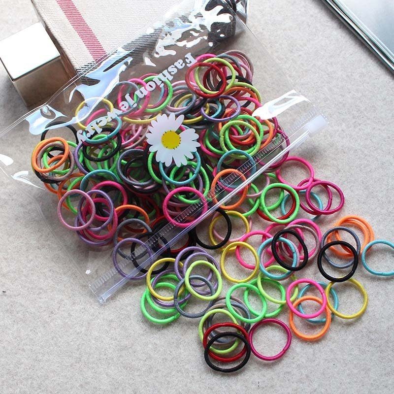 colorful hair loops-Mini baby finger colored hair loops will not hurt your hair-shopluxelook.store