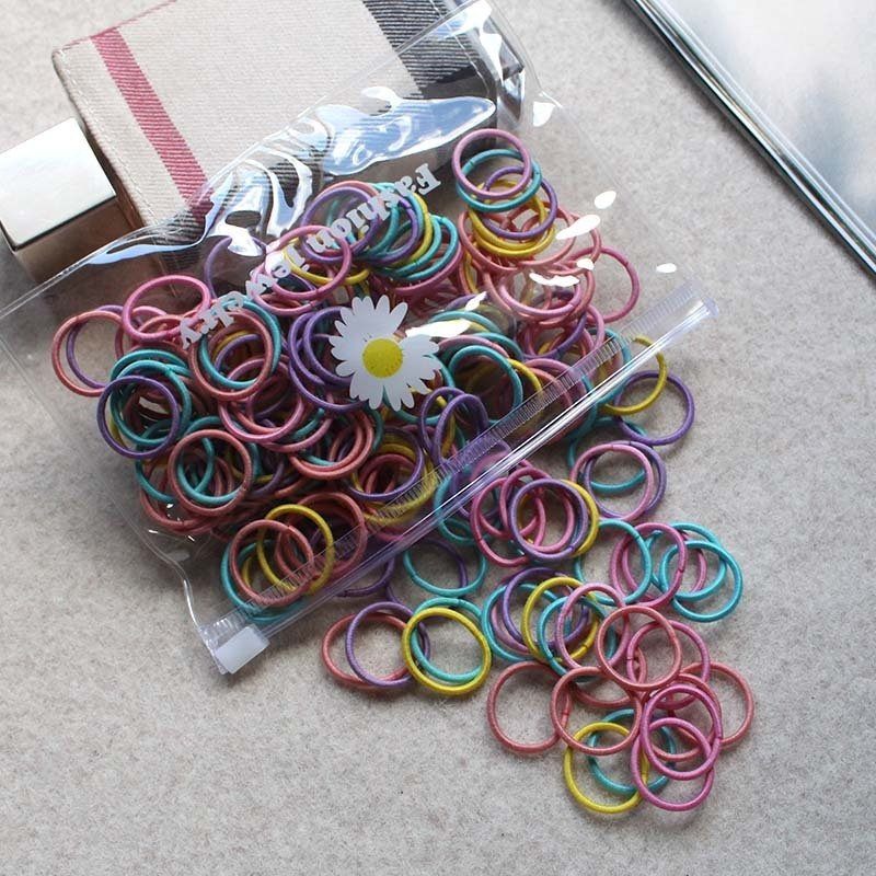 colorful hair loops-Mini baby finger colored hair loops will not hurt your hair-shopluxelook.store