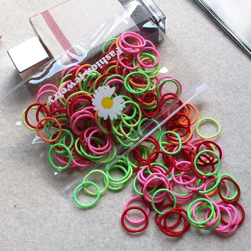 colorful hair loops-Mini baby finger colored hair loops will not hurt your hair-shopluxelook.store