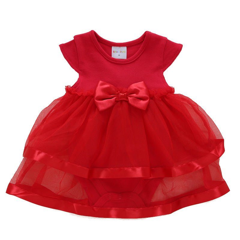 baby girl birthday dress-New Baby Girl Birthday Princess Dress-shopluxelook.store