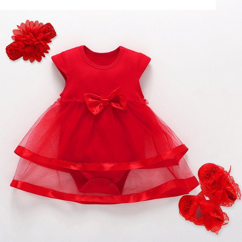 baby girl birthday dress-New Baby Girl Birthday Princess Dress-shopluxelook.store