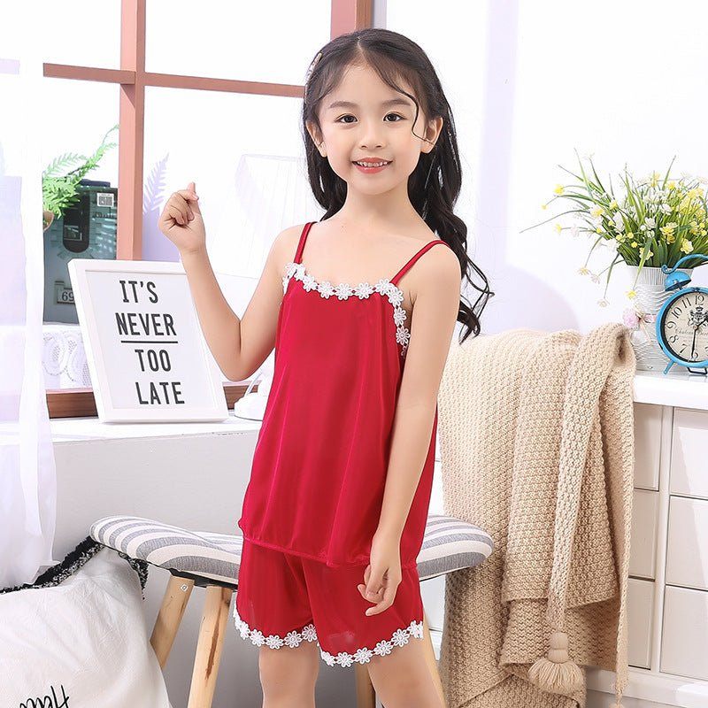 New Product Cute Children Sling Pajamas Girl - Luxury 0 by Shop Luxe Look