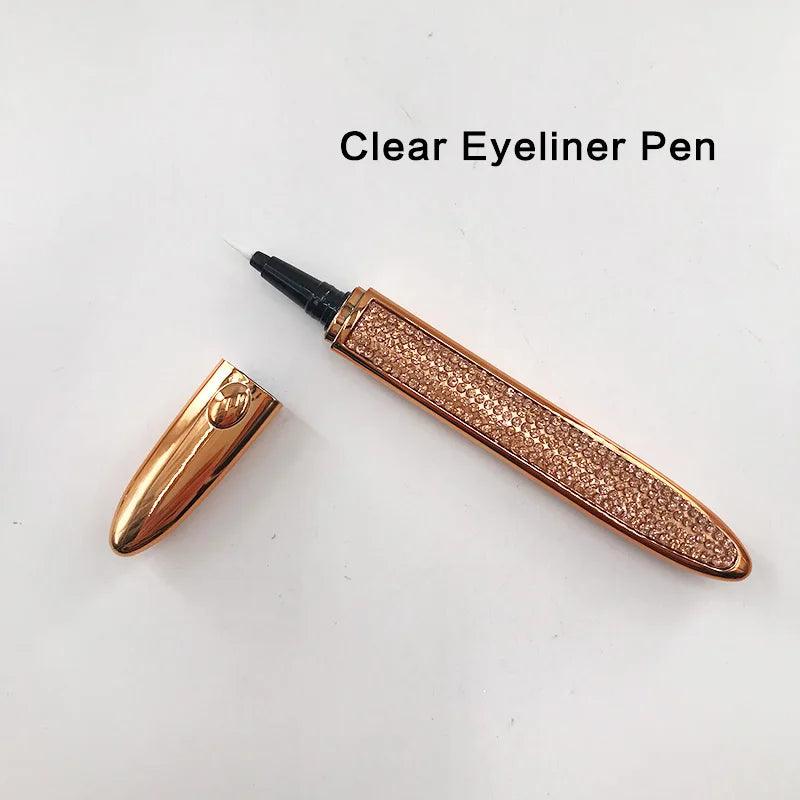 No Glue Non Magnetic Quick Drying Eyelashes Sticking Eye Liner Pen-shopluxelook.store