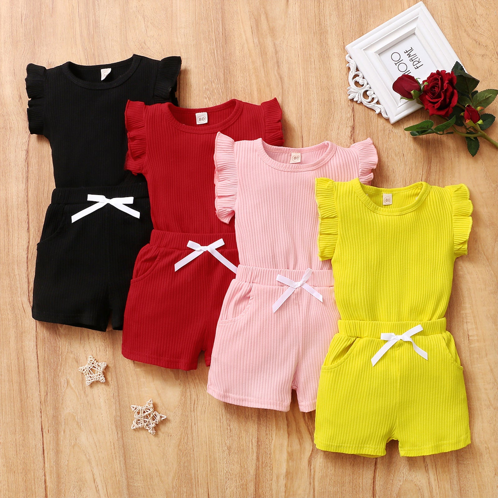 children clothing-PCS Children Clothing Set Toddler Baby-shopluxelook.store