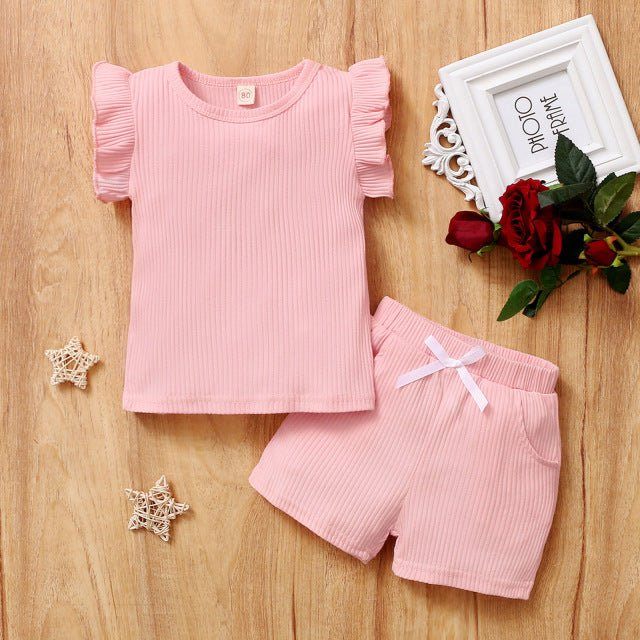 children clothing-PCS Children Clothing Set Toddler Baby-shopluxelook.store