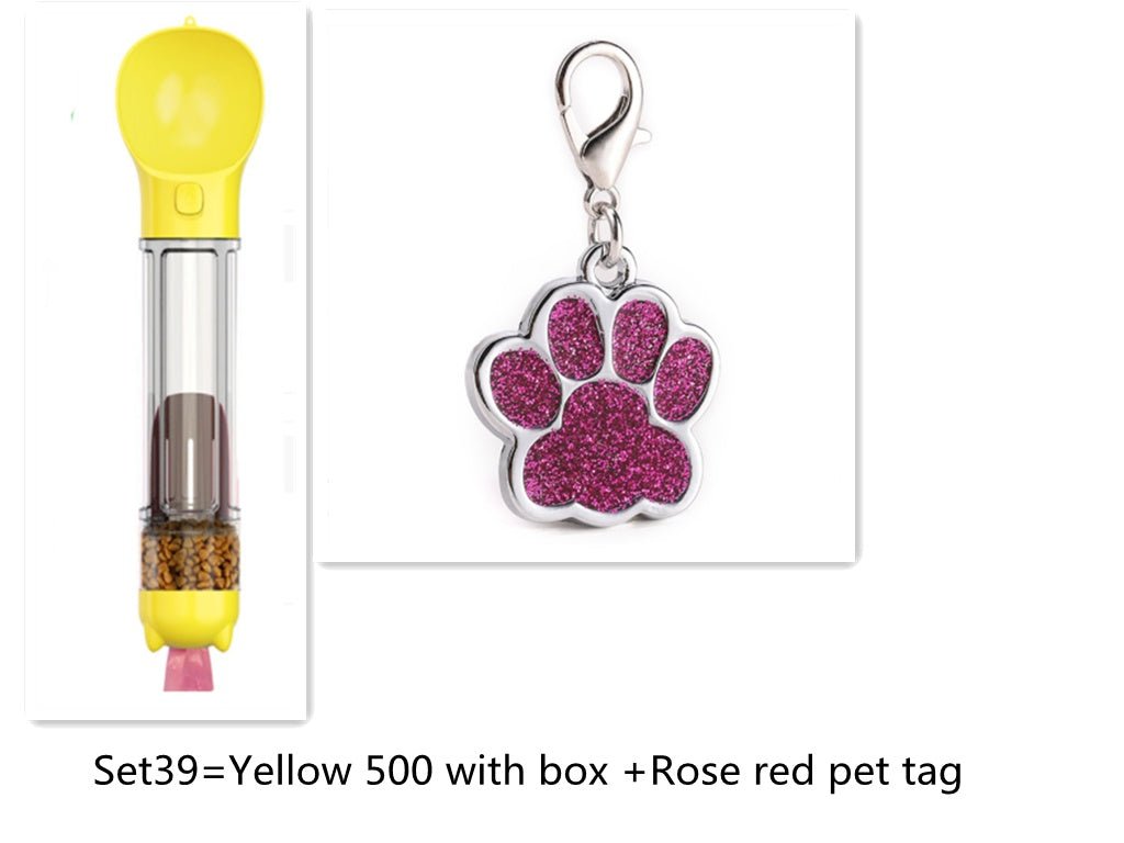 pet multifunctional water cup-Pet multifunctional water cup Going with the dog-shopluxelook.store