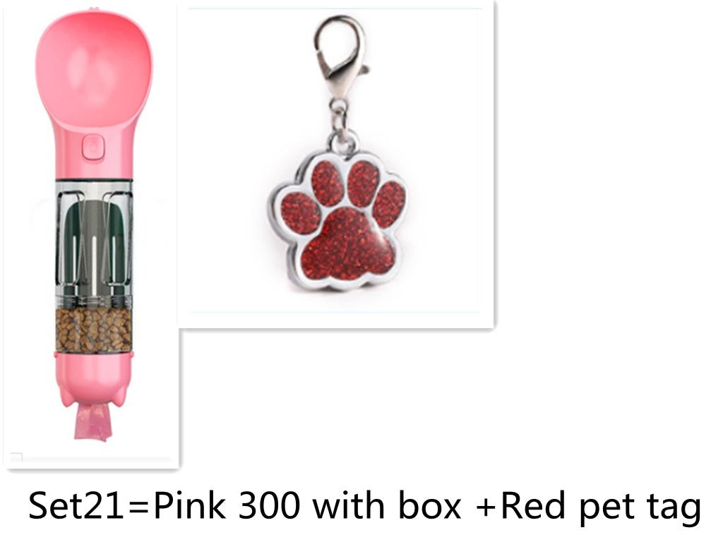 pet multifunctional water cup-Pet multifunctional water cup Going with the dog-shopluxelook.store