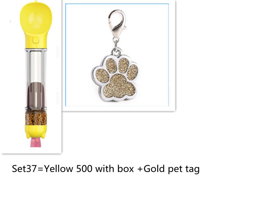 pet multifunctional water cup-Pet multifunctional water cup Going with the dog-shopluxelook.store