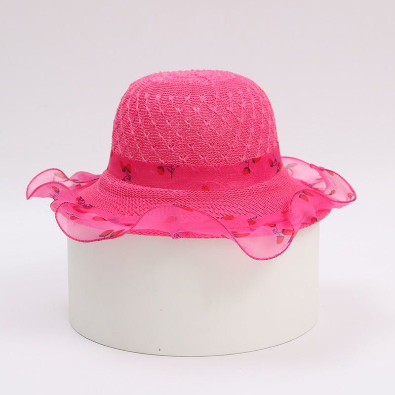 princess straw hat-Princess straw hat kids sun hat-shopluxelook.store