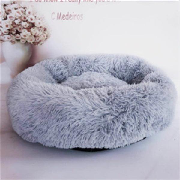 round long hairy cat mattress-Round Long Hairy Autumn And Winter Nest Pad Cat Mattress-shopluxelook.store