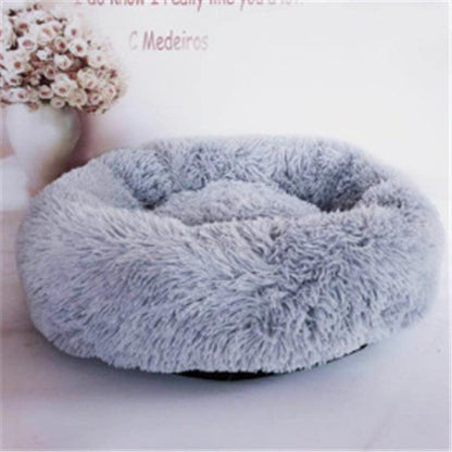 Round Long Hairy Autumn And Winter Nest Pad Cat Mattress-shopluxelook.store