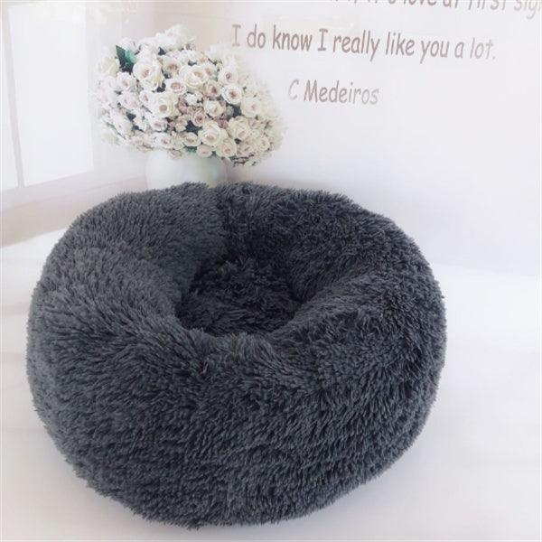 Round Long Hairy Autumn And Winter Nest Pad Cat Mattress-shopluxelook.store