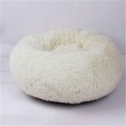 Round Long Hairy Autumn And Winter Nest Pad Cat Mattress-shopluxelook.store