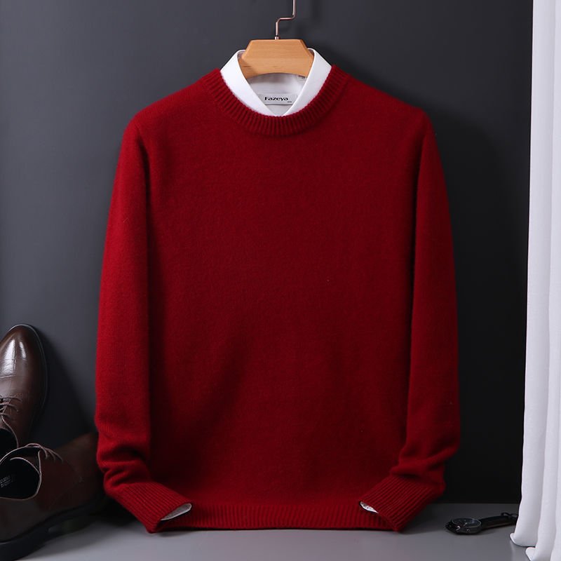 Round Neck Sweater Men&