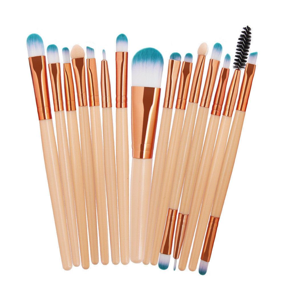 Set Of 15 Makeup Brushes-shopluxelook.store