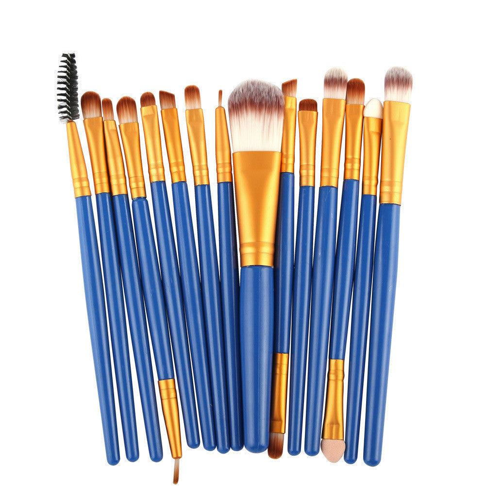 Set Of 15 Makeup Brushes-shopluxelook.store