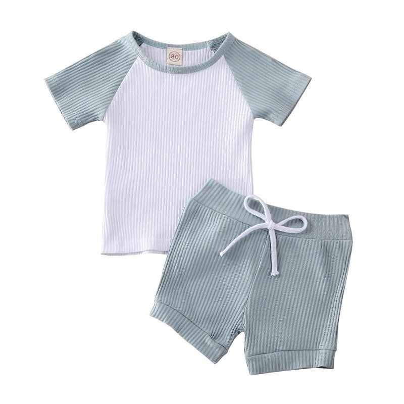 baby boy clothing-Shirt Shorts 2pcs For Baby Clothes Boy Kids Boys Clothing-shopluxelook.store