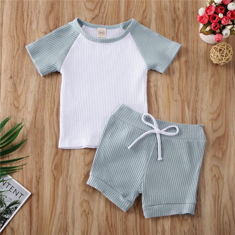 baby boy clothing-Shirt Shorts 2pcs For Baby Clothes Boy Kids Boys Clothing-shopluxelook.store