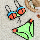 Split swimsuit bikini girls swimwear - Luxury 0 by Shop Luxe Look