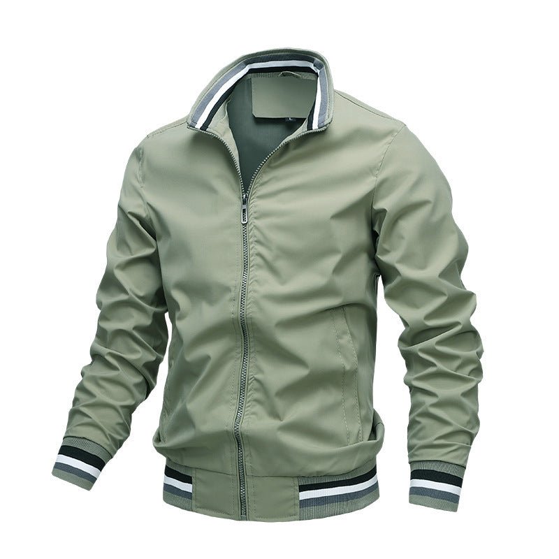 sports solid color jacket men's-Sports Solid Color Jacket Men's-shopluxelook.store