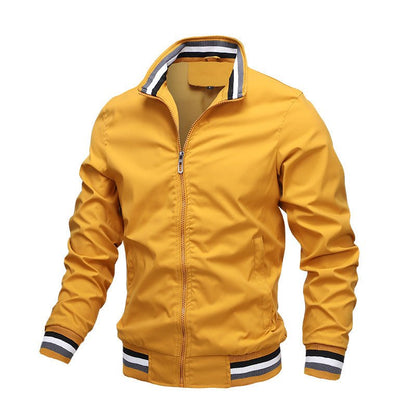 Sports Solid Color Jacket Men's - Luxury 0 by Shop Luxe Look