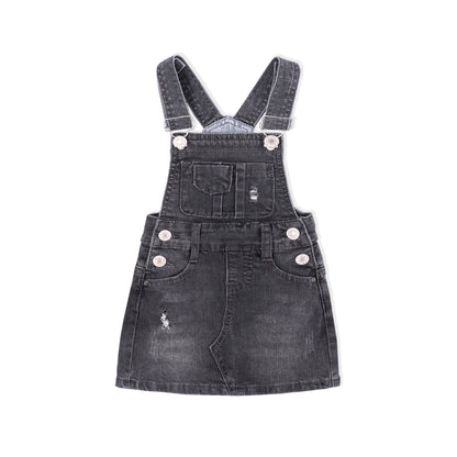 Stretch Ripped Denim Slip Dress For Baby Girls - Luxury 0 by Shop Luxe Look