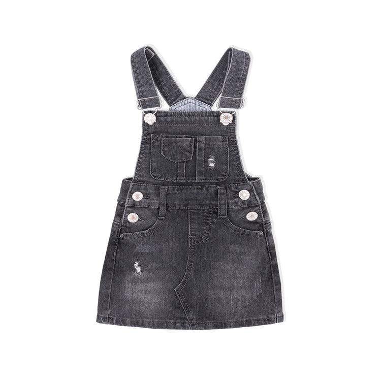 Stretch Ripped Denim Slip Dress For Baby Girls - Luxury 0 by Shop Luxe Look