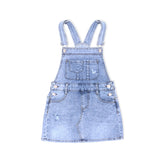 Stretch Ripped Denim Slip Dress For Baby Girls - Luxury 0 by Shop Luxe Look