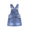 Stretch Ripped Denim Slip Dress For Baby Girls - Luxury 0 by Shop Luxe Look