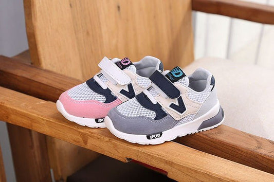 Summer new sports shoes mesh shoes children's V-shoes girls running shoes