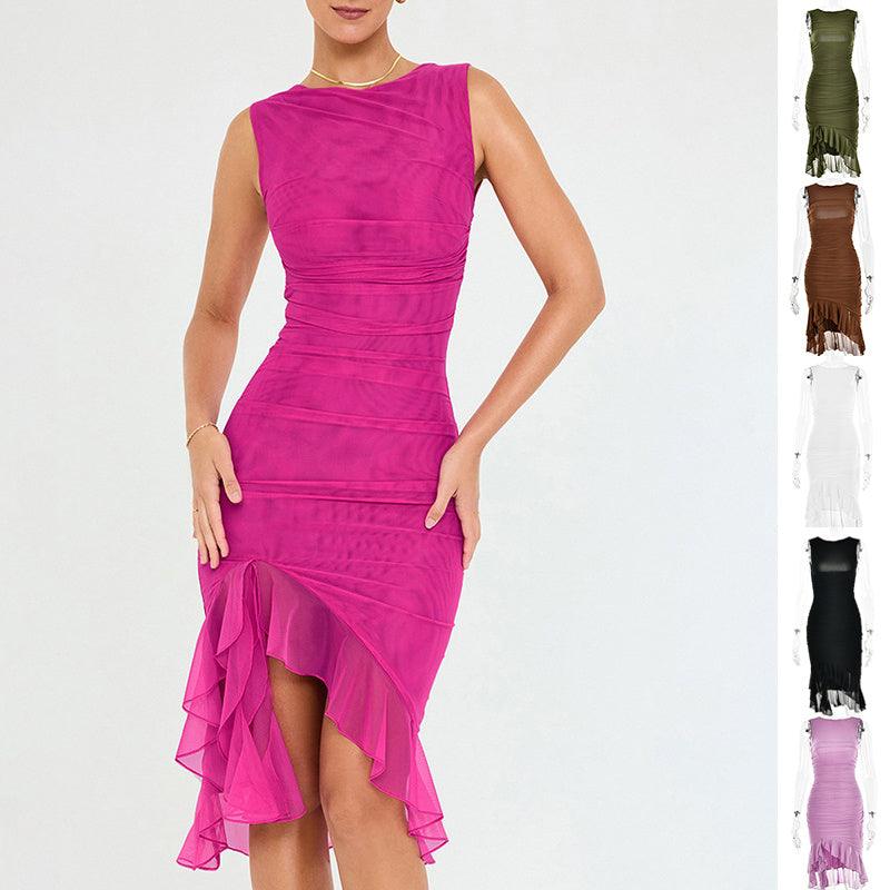 Summer Slim Skinny Sleeveless Dress For Women Fashion Party Club Dresses - Luxury 0 by Shop Luxe Look