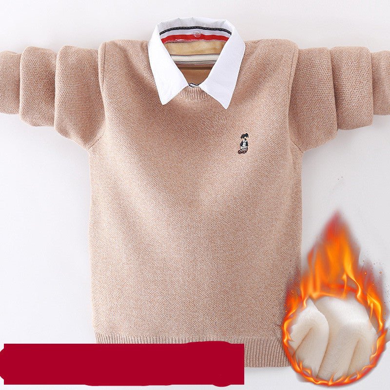 Sweater cotton boy fake two - piece sweater - Luxury 0 by Shop Luxe Look