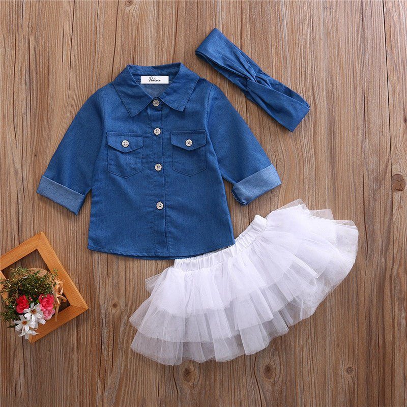 three piece girl tutu skirt-Three-piece girl tutu skirt-shopluxelook.store