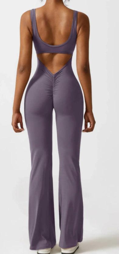 Tight Yoga Bodysuit Casual Hollow Seamless Womens Clothing - Luxury 0 by Shop Luxe Look