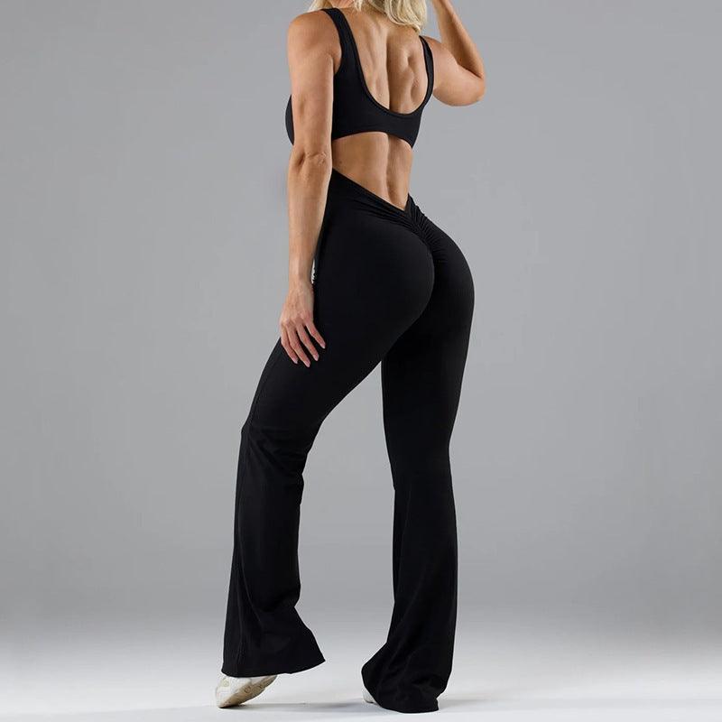 Tight Yoga Bodysuit Casual Hollow Seamless Womens Clothing - Luxury 0 by Shop Luxe Look