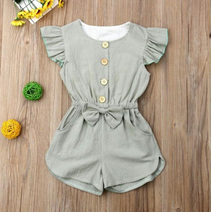 toddler girl clothes-Toddler Girl Clothes Kids Baby Girls Summer Ruffles Sleeve-shopluxelook.store