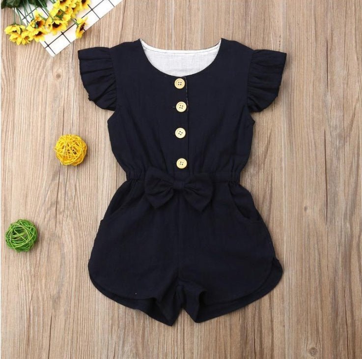 toddler girl clothes-Toddler Girl Clothes Kids Baby Girls Summer Ruffles Sleeve-shopluxelook.store