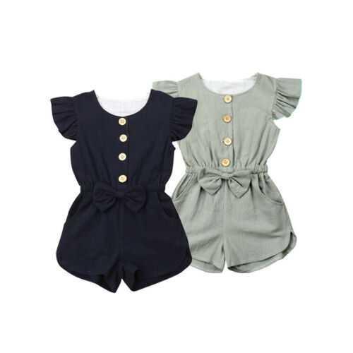 toddler girl clothes-Toddler Girl Clothes Kids Baby Girls Summer Ruffles Sleeve-shopluxelook.store