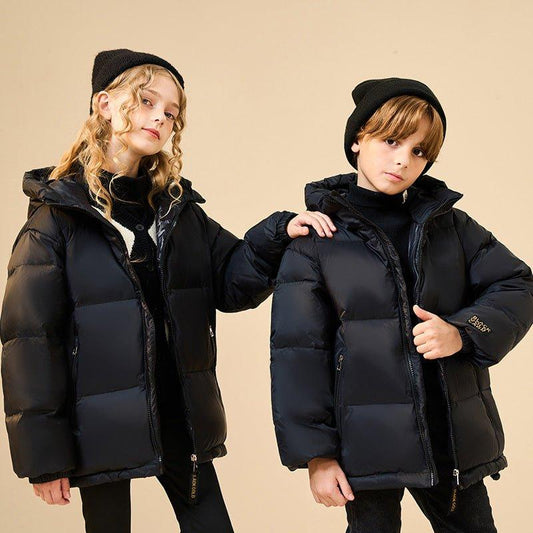 Trendy Best - selling Black Gold Children's Down Jacket - Luxury 0 by Shop Luxe Look