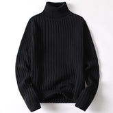 Turtleneck Sweater Men Women Ins Fashion Solid Striped Bottoming Sweater Autumn And Winter Tops Clothing - Luxury 0 by Shop Luxe Look