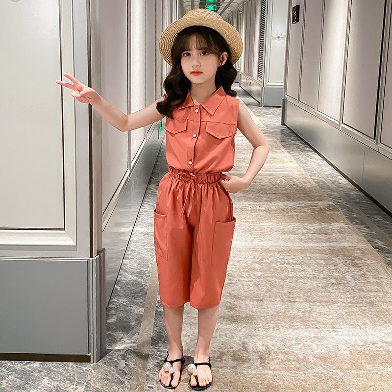 Two - piece Suit Girl Western Style Children Tooling Fashionable Princess - Luxury 0 by Shop Luxe Look