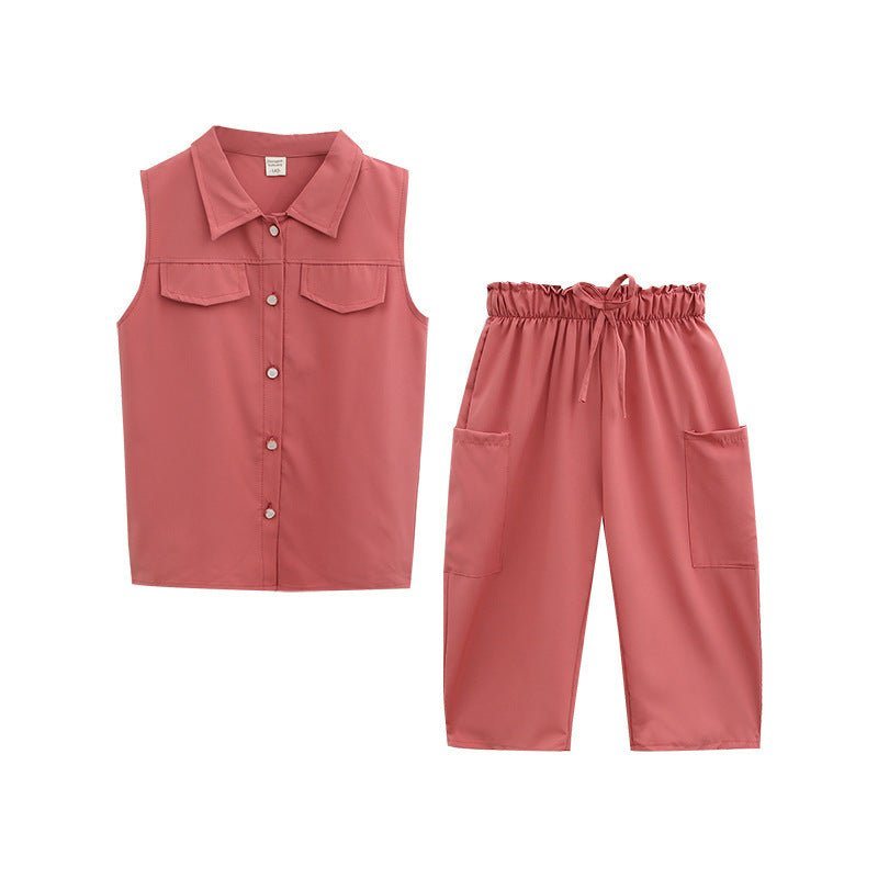 Two - piece Suit Girl Western Style Children Tooling Fashionable Princess - Luxury 0 by Shop Luxe Look