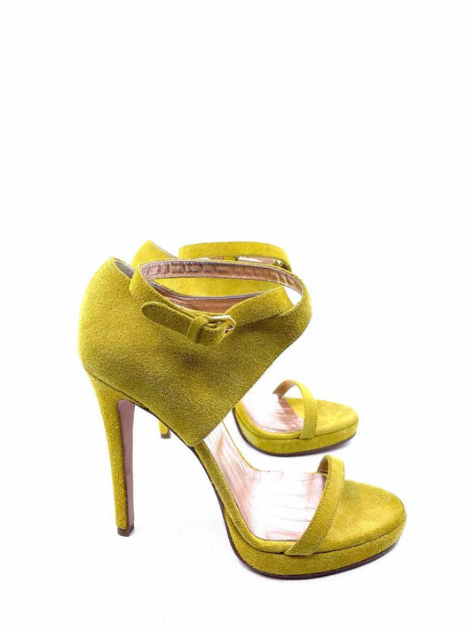 VIKTOR & ROLF Size 8 Yellow Suede Sandals