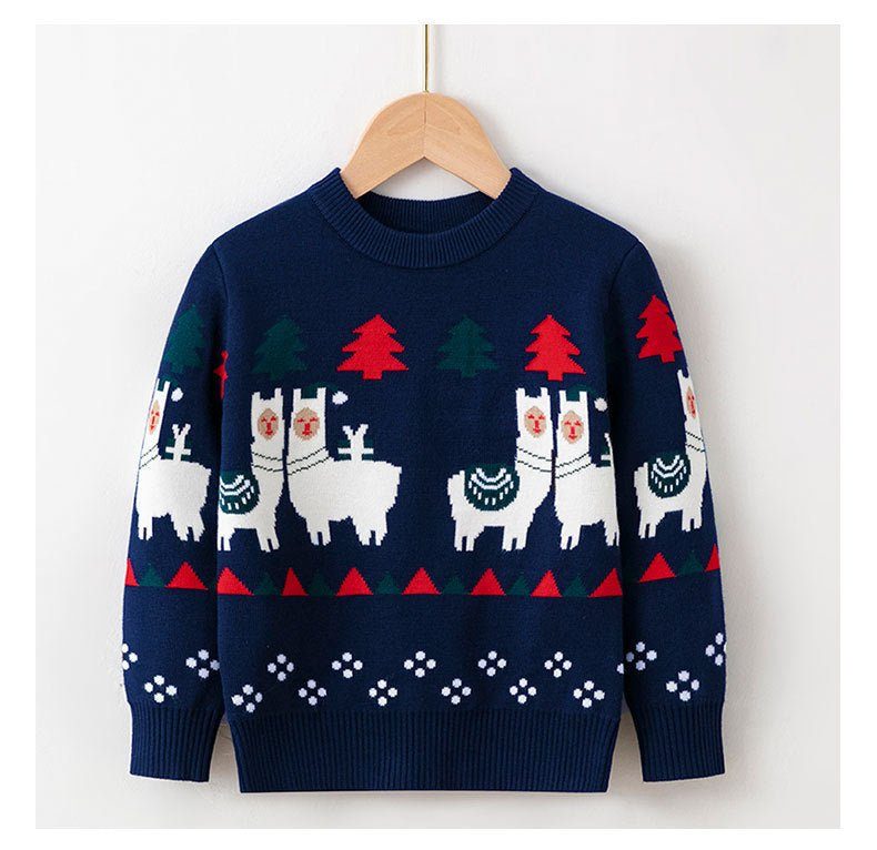 viscose cotton Christmas sweaters for children-Viscose, Cotton Christmas Sweaters For Children-shopluxelook.store