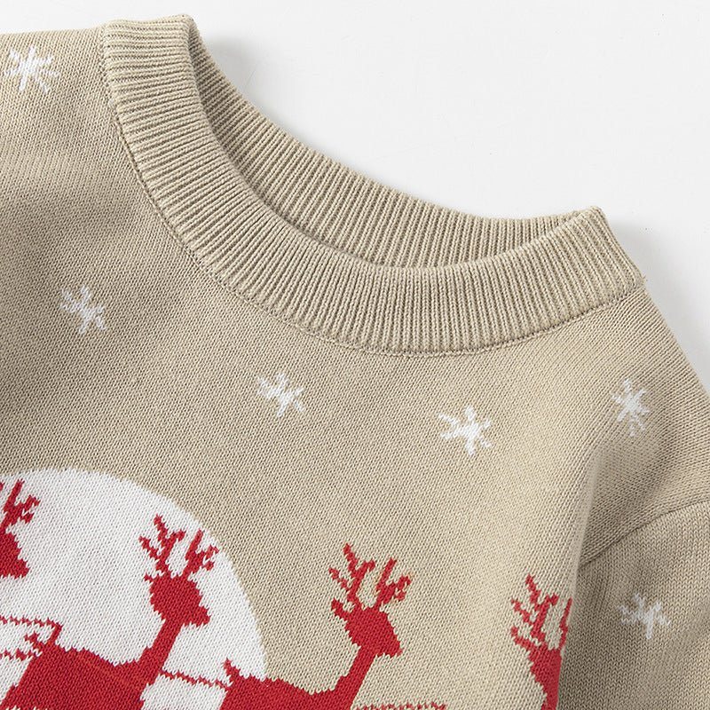 viscose cotton Christmas sweaters for children-Viscose, Cotton Christmas Sweaters For Children-shopluxelook.store