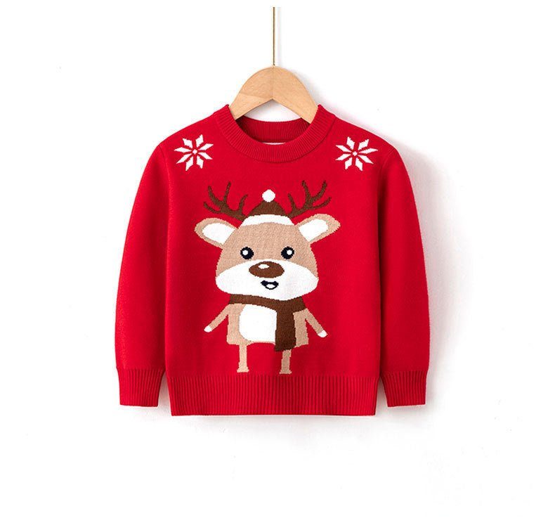 viscose cotton Christmas sweaters for children-Viscose, Cotton Christmas Sweaters For Children-shopluxelook.store