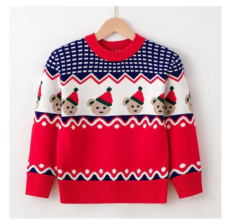 viscose cotton Christmas sweaters for children-Viscose, Cotton Christmas Sweaters For Children-shopluxelook.store