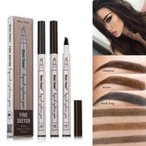 Waterproof Natural Eyebrow Pen Four - claw Eye Brow Tint Fork Tip Eyebrow Tattoo Pencil - Luxury by Shop Luxe Look