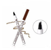 Waterproof Natural Eyebrow Pen Four - claw Eye Brow Tint Fork Tip Eyebrow Tattoo Pencil - Luxury by Shop Luxe Look