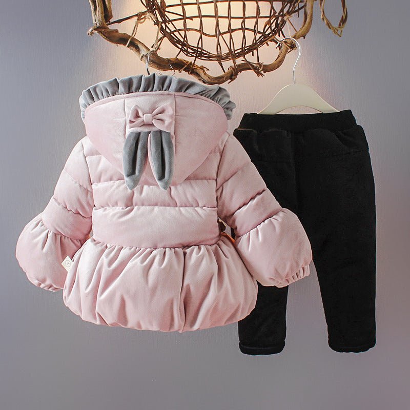 winter children's suit-Winter children's suit with hood-shopluxelook.store